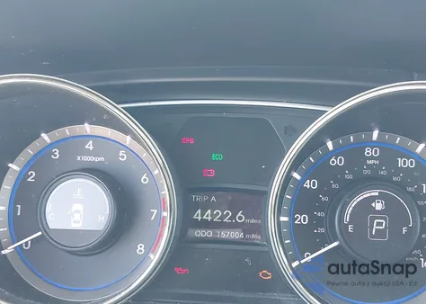 2013 Hyundai Sonata Gls z USA, uszkodzony, nr VIN 5NPEB4AC1DH539803